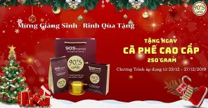 Quà tặng cafe noel cao cấp