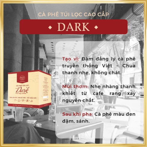 cà phê túi lọc Dark 4