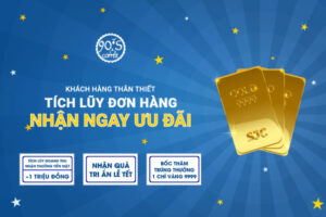 Tích luỹ đơn hàng nhận ngay ưu đãi
