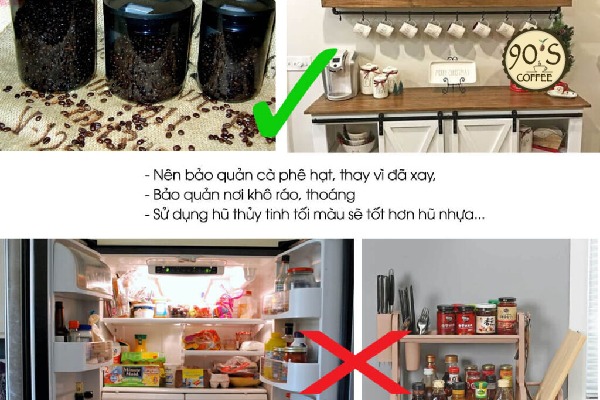 cách bảo quản cà phê đã pha sẵn trong tủ lạnh đúng cách