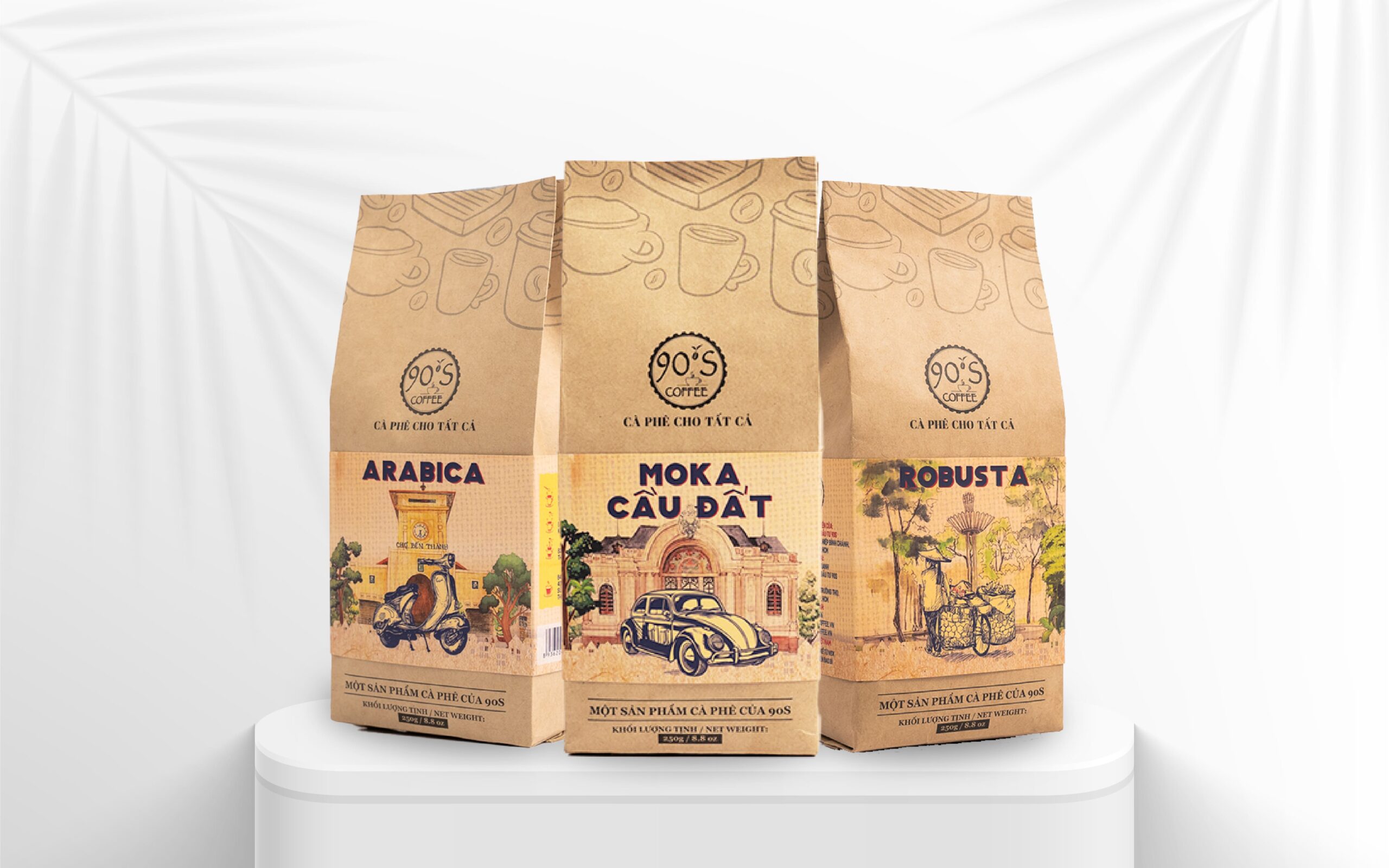 Ba Dòng Cà Phê Đơn Hạt Của 90S Coffee