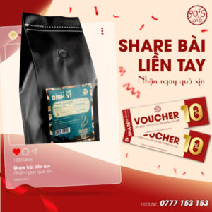 Nhận ngay Gói Cà Phê Đỉnh Vị 250G khi tham gia Mini Game cùng 90S Coffee