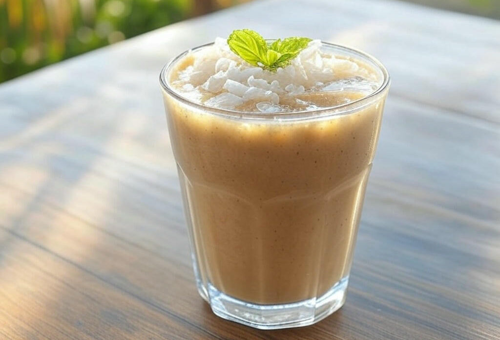 Sinh tố dừa cà phê