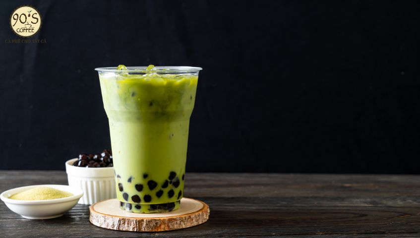 Sữa tươi matcha đá
