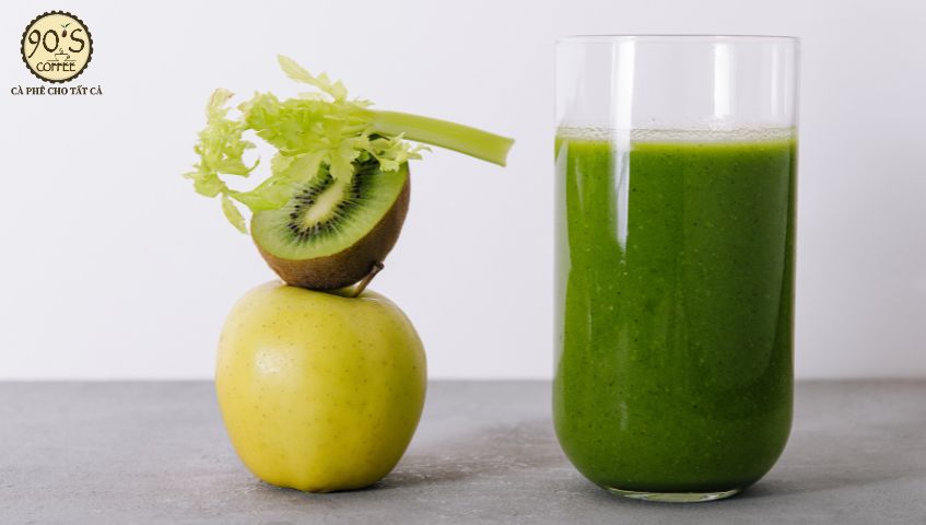 Trà táo xanh kiwi