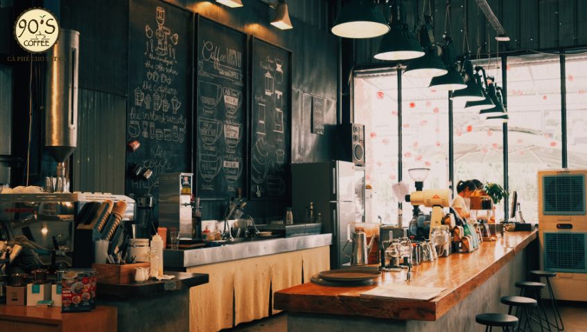 Mô hình quán cà phê 24h