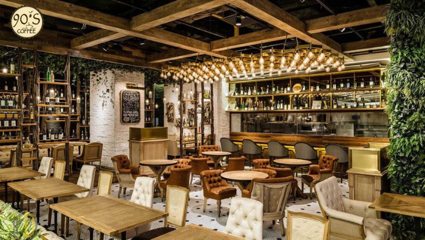 Mô hình quán cà phê phong cách Bắc Âu