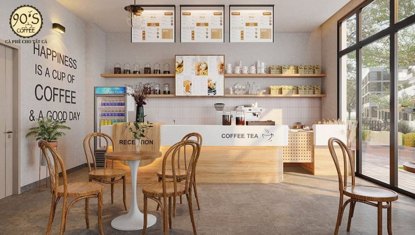 Mô hình cà phê phong cách Hàn Quốc