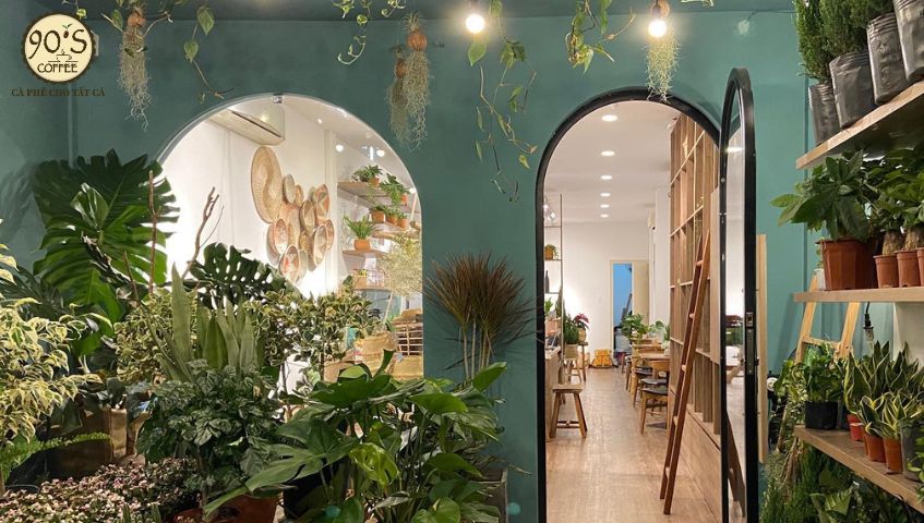 Mô hình quán cà phê studio