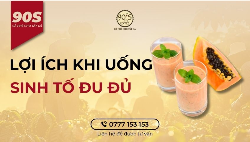 Lợi ích khi uống sinh tố đu đủ