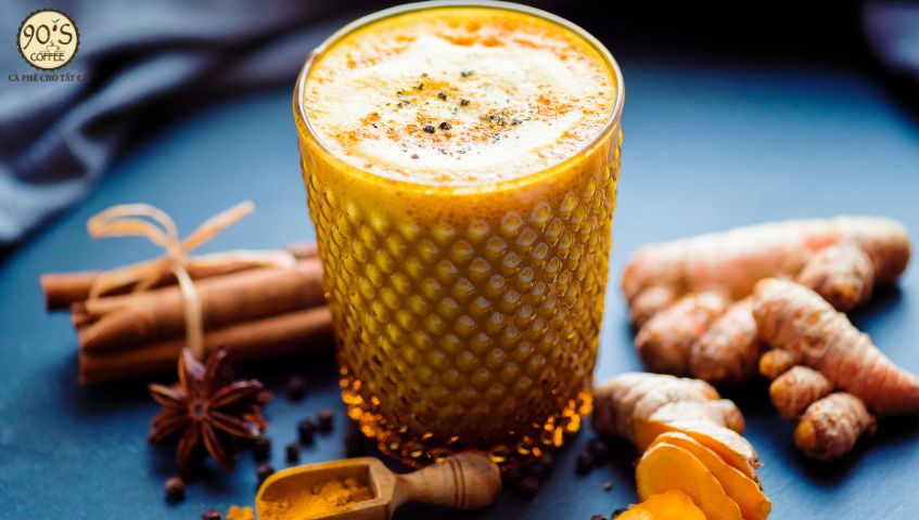 Latte gừng mật ong