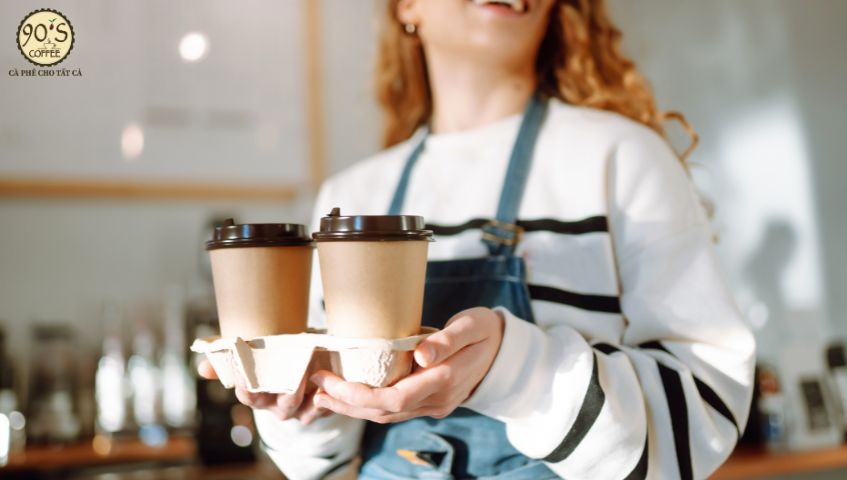 Quán nhỏ hoặc take away thì nên lựa chọn máy pha phù hợp giá cả không quá cao