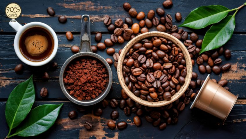 Cà phê Arabica có vị chua thanh, đắng dịu và ngọt nhẹ. Mềm mại hơn Robusta