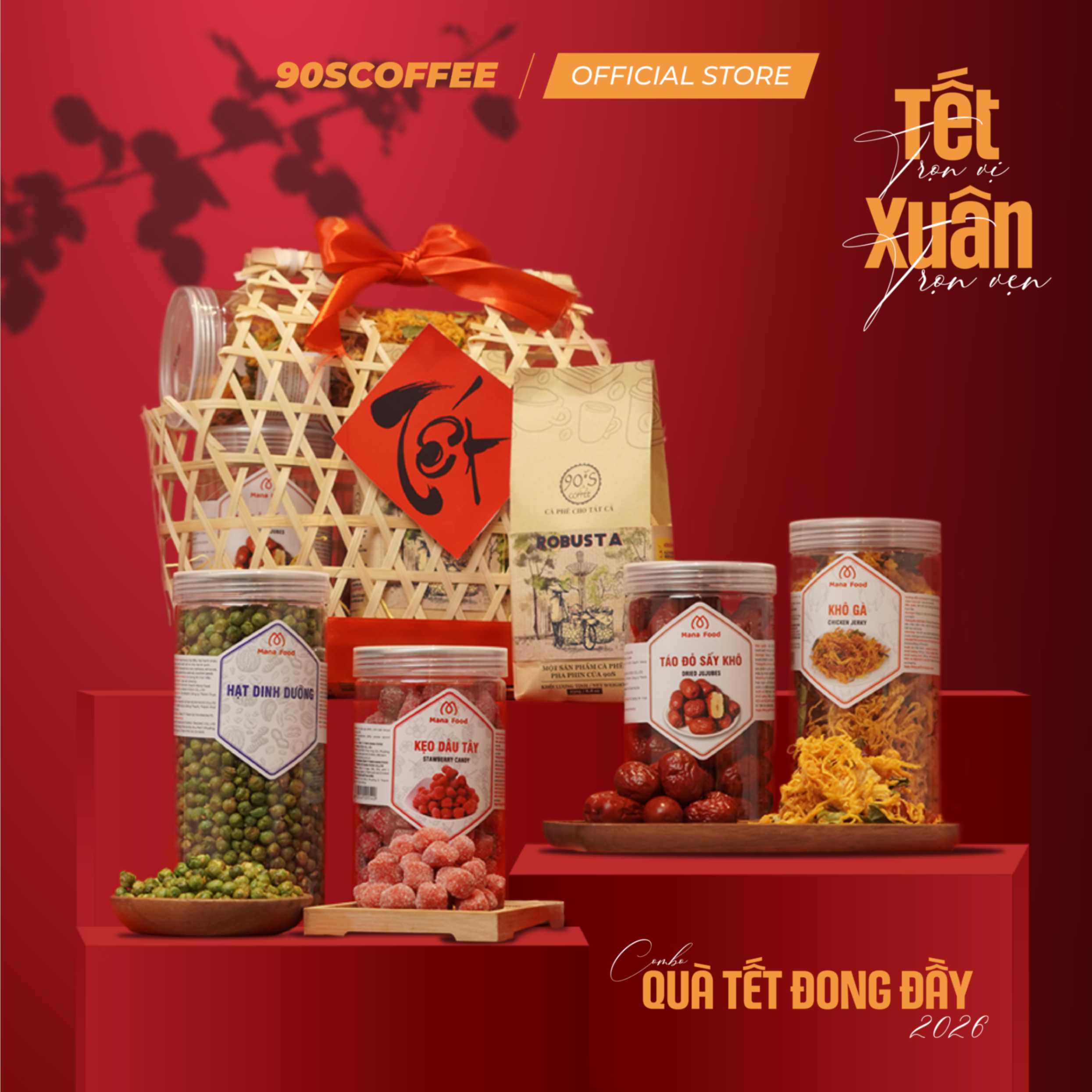 Giỏ quà Tết 2026 Bính Ngọ