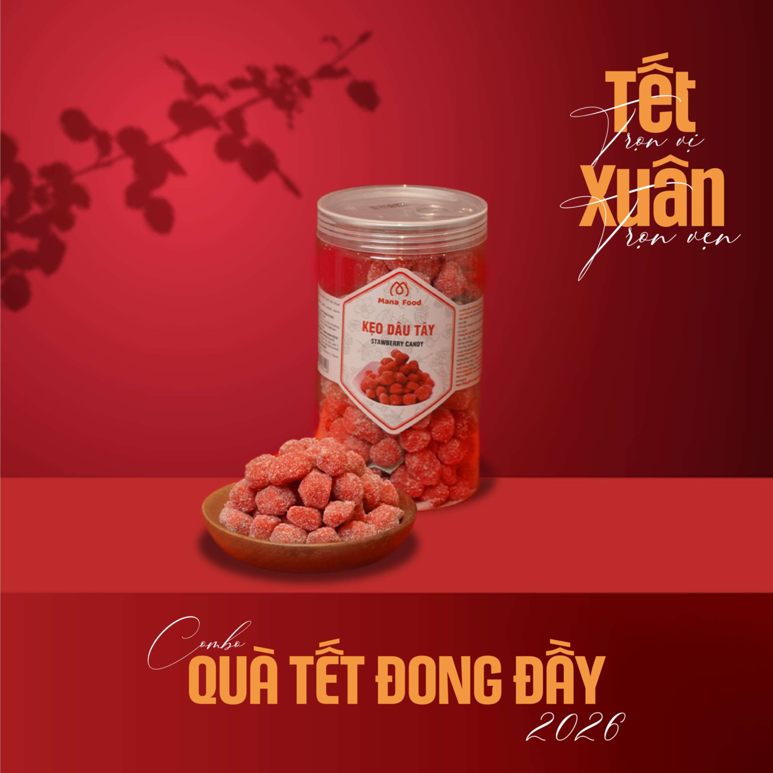 Kẹo dâu tây 500g
