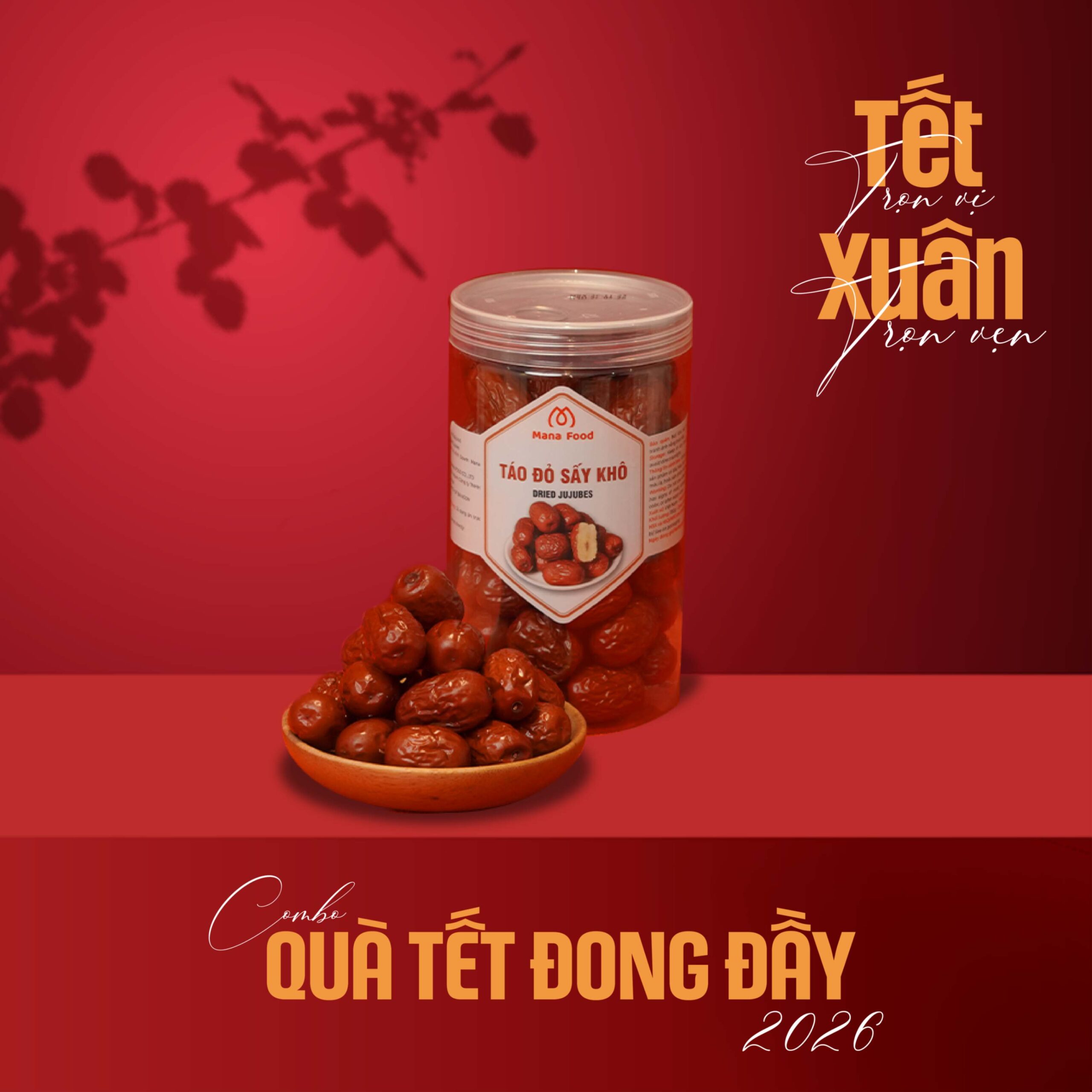 Táo đỏ sấy khô 350g