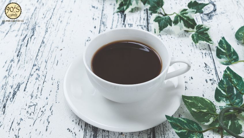 Cà phê đen nguyên chất là hình thức uống cà phê tốt cho hệ tiêu hoá