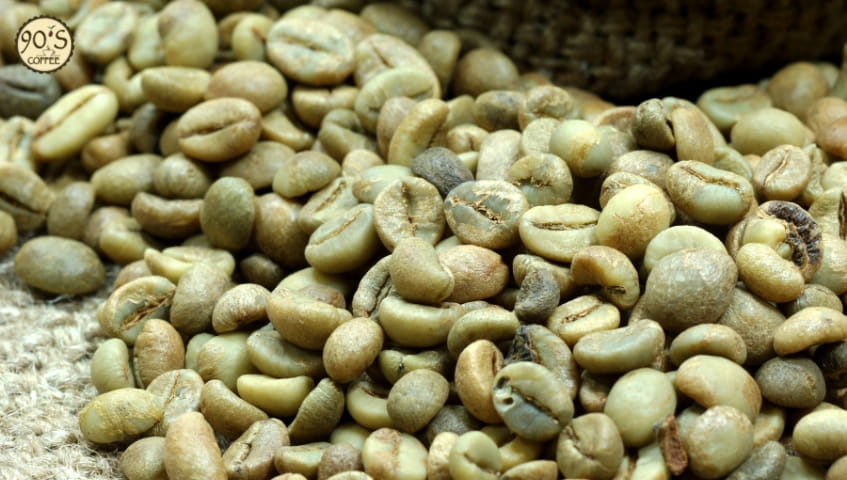 Đặc điểm nổi bật của cà phê nhân xanh