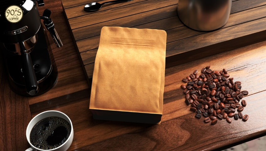 90S Coffee có sẵn đội ngũ thiết kế bao bì chuyên nghiệp cho bạn